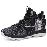 Multi-color fight to build new men's high-top basketball shoes PU comfortable breathable men's casual shoes men's running shoes