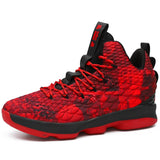 Multi-color fight to build new men's high-top basketball shoes PU comfortable breathable men's casual shoes men's running shoes
