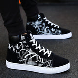 Shoes New Men Casual Shoes High Top Sneakers Men Vulcanized Shoes Platform Sneakers Quality Men's Sneakers Masculinas2019
