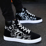 Shoes New Men Casual Shoes High Top Sneakers Men Vulcanized Shoes Platform Sneakers Quality Men's Sneakers Masculinas2019